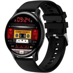 Смарт-годинник Lemfo HK89 силіконовий ремінець Black (16722-hbr)