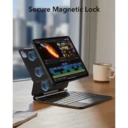 Чохол-клавіатура ESR Rebound Magnetic Keyboard Case 360 ​​US Layout-Black для iPad Air 11" (2024) | iPad Pro 11" M1 | M2 Chip (2021 | 2022) | iPad Air 10.9" 4 | 5 M1 (2020 | 2022) (6B0140901) - мініатюра 6