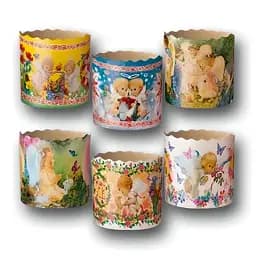 Форми для випічки паски Асорті 9х8.5 см 50 шт.