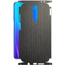 Защитная пленка StatusSKIN для Xiaomi Poco X2 Корпус Винил Дерево серебристо-черное