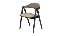 Стул Логан из массива дерева коричневый.