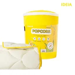 Ковдра зимова Ideia Popcorn, євростандарт, 220х200 см, молочний (8-35038 молоко) - мініатюра 3