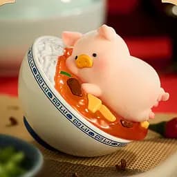 Колекційна фігурка 10/10 Toys Lulu The Piggy Серія Lu'S Table Series (Blind Box) 10_10 Art.Lulu1276 - мініатюра 12