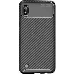 Чохол-накладка Toto TPU Carbon Fiber 1.5 mm Case Samsung Galaxy A10 Black - мініатюра 5