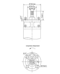 Насос відцентровий свердловинний DONGYIN 6SP30-22 380В 22кВт H 250(168)м Q 700(500)л/хв Ø145мм +пульт (з 3х частин) (7777333) - мініатюра 3