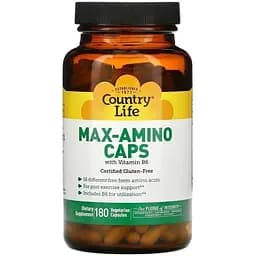 Аминокислота Country Life Max-Amino 180 вегакапсул