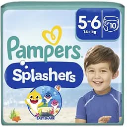 Подгузники Pampers для плавания Splashers Размер 5-6 (14+ кг) 10 шт (8001090728951)