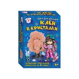 Набір для експериментів Клен у кристалах Ранок 10114182 персиковий