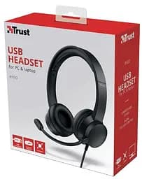 Гарнітура для ПК Trust Rydo On-Ear USB Black (24133_Trust) - мініатюра 11