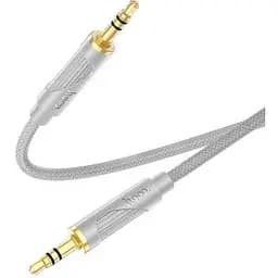 Аудіокабель Hoco UPA30 Friend 1 м сірий