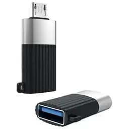 Адаптер XO NB149-G USB 2.0 TO MICRO connector черный