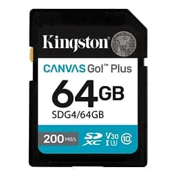 Карта пам'яті SDXC 64Gb Canvas Go! Plus Kingston teh0024475
