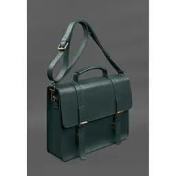 Шкіряна сумка-портфель Porte зелений