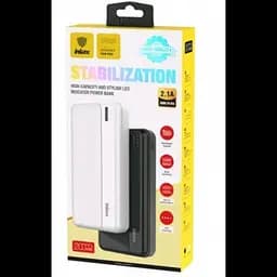 Портативна батарея Power Bank INKAX PB-02A 20000 mAh 2xUSB/1xType-C/1xMicro USB Чорний - мініатюра 2