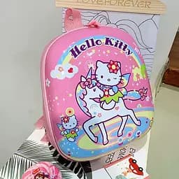 Рюкзак с принтом, пластиковый корпус, 30x25x6 см, C60561 (в ассортименте)