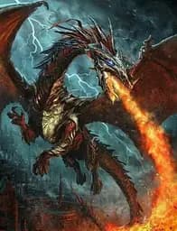 Алмазна мозаїка на підрамнику Дракон 40×50 см 71989_BGLE