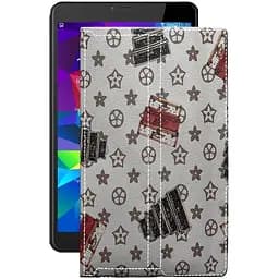 Чохол StatusCASE з екошкіри для планшету Nomi Ultra 4 LTE 10 C101034 Луі-Вітон-білий