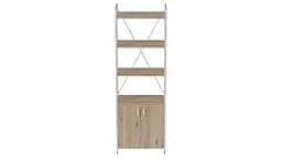Етажерка 4/60 Ferrum-decor Серії Конект з тумбою 179x60x28 Білий ДСП Артизан (FRD-104492) - мініатюра 4