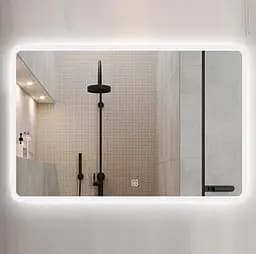 Дзеркало Dusel DE-M3011 75x120 см Сенсорне включення + підігрів + годинник / темп, Білий