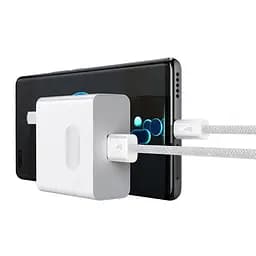 Кабель Baseus Dynamic Series USB-A to USB-C 2m White (CALD000702) - мініатюра 3