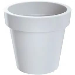 Горщик для квiтiв Prosperplast Lofly круглий, 200 мм, білий (70711-449)