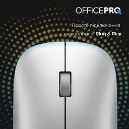 Миша OfficePro Silent Click Wireless Silver (M225S) - мініатюра 11