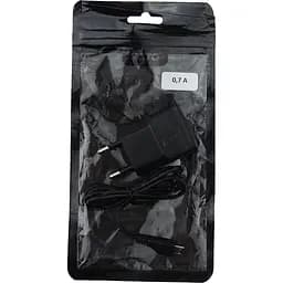 Зарядний пристрій TOTO TZY-64 Travel charger MicroUsb 700 mA 1m Black - мініатюра 2