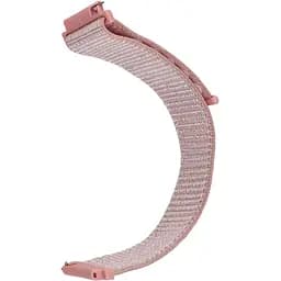 Ремінець Nylon 20 мм Watch Active/Galaxy S4 42 мм/Gear S2/Xiaomi Amazfit Рожевий
