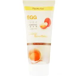 Пінка очищаюча для обличчя FarmStay Pure Cleansing Foam Egg з яєчним екстрактом 180 мл - мініатюра 2