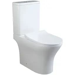 Унитаз-компакт Mixxus Wave-0402-T3 650x350x830 мм система смыва Tornado 3.0 MI7037, Белый