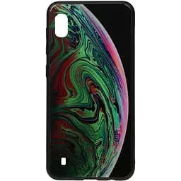 Чохол-накладка Toto Print Glass Space Case Samsung Galaxy A10 Green