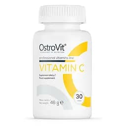 Вітаміни та мінерали OstroVit Vitamin C, 30 таблеток