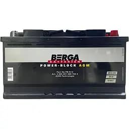Автомобільний акумулятор Berga Power Block AGM 95Ah Ев -/+ 850EN