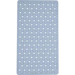 Килимок для ванної Eco Fabric Трикутники 68х37 см блакитний (6837-014)