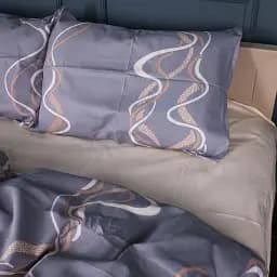 Комплект постільної білизни MirSon Сатин Wavy Lines 200х220 см (2200011121598)