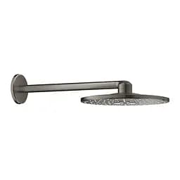 Верхний душ с душевым кронштейном 430 мм, 2 режима струи Grohe Rainshower 310 SmartActive 26475AL0, Графит