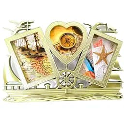 Фоторамка Морська для 3 фото 39 х 26 х 2 см