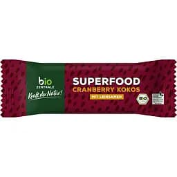 Батончик Bio Zentrale Superfood з журавлиною та кокосом органічний 40 г