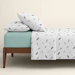 Комплект постільної білизни Cosas Frost branches CS5 Сімейний сірий (FrostBranches_El180x30-66Nevada_160x2) - мініатюра 2
