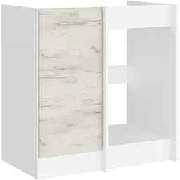 Кухонний модуль нижній кутовий Еверест Еко 790 дуб крафт білий/білий 79х46х82 см (DTM-071032)