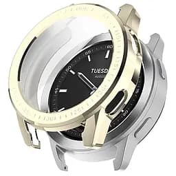 Комплект Tamister для годинника Xiaomi Watch S1 Active вінтажне золото (чохол + металевий ремінець 22 мм) - мініатюра 2