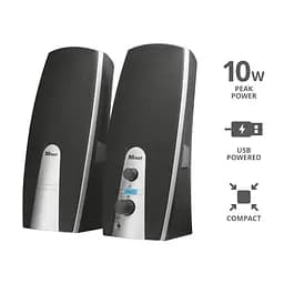 Комп'ютерні колонки Trust Mila Speaker Set Black - мініатюра 8