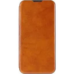Шкіряний чохол-книжка Epik Belora для Xiaomi Redmi 9C Brown