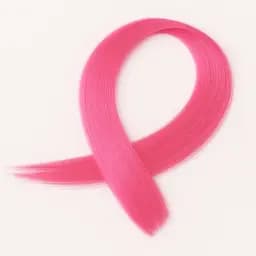 Пасмо прямих термостійких волосків на заколці 60 см Рожевий