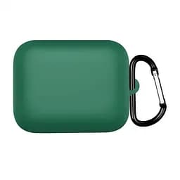 Чохол-накладка DK для Realme Buds Air 7 Silicone Candy Friendly з карабіном (green) - мініатюра 2