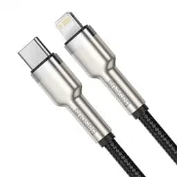 Кабель Baseus Cafule Series Metal Data Cable Type-C to Lightning PD 20W 2 м Чорний - мініатюра 2