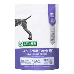 Сухий корм для дорослих собак усіх порід Nature's Protection з ягнятиною 500 г