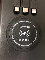 Зовнішній акумулятор на сонячних батареях 30000 mah + 2 ліхтарі - мініатюра 4