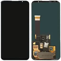Дисплей Meizu 16 Plus чорний, Amoled, PRC