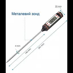 Кулінарний термометр електронний штиковий кухонний щуп TP101 - мініатюра 6
